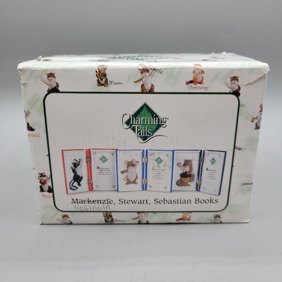 Charming Tails Library Character Figurines Collection 98/547 Set of Three Books - Picture 10 of 11